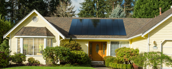 Solar Installation On A Residential Home