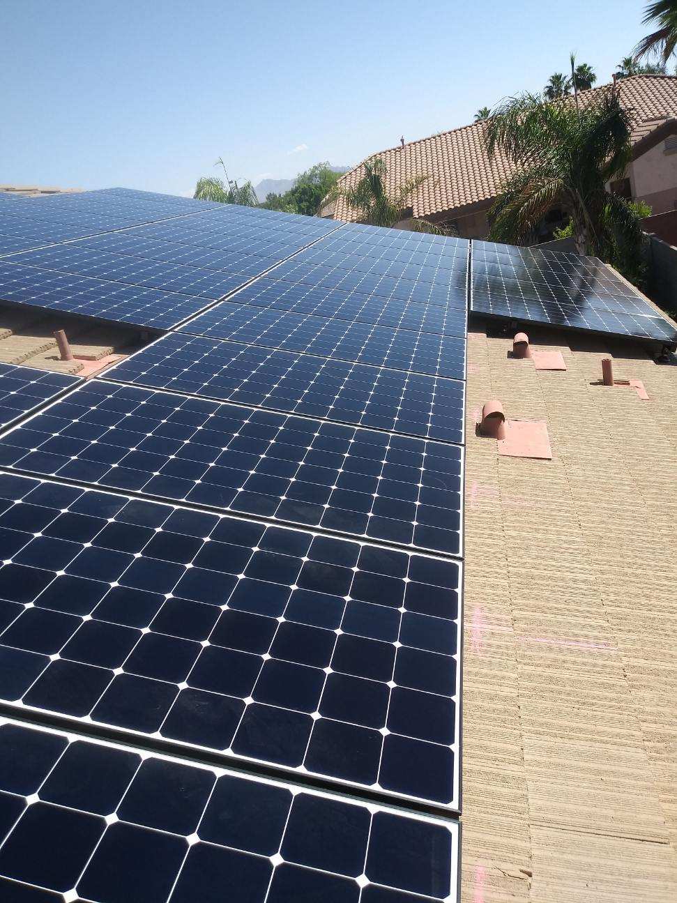 Stunning solar array in Phoenix Arizona from SunPower by PGT Solar